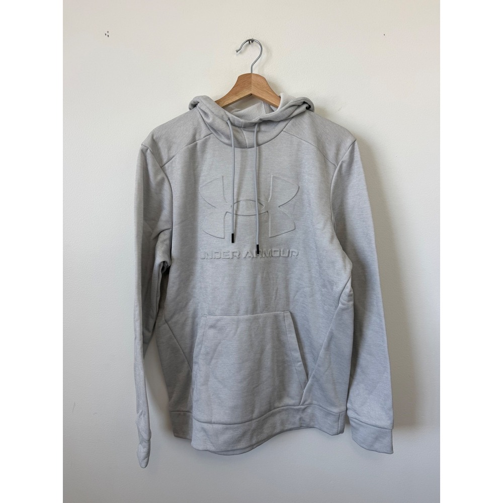 Under Armour Embossed Hoodie – Gray – Men's Medium – NWT